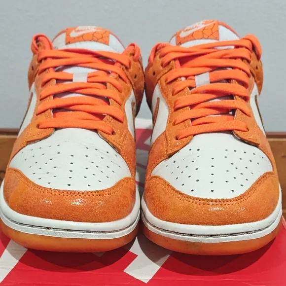 Nike Women's Sneakers Orange and White - Picture 5 of 13